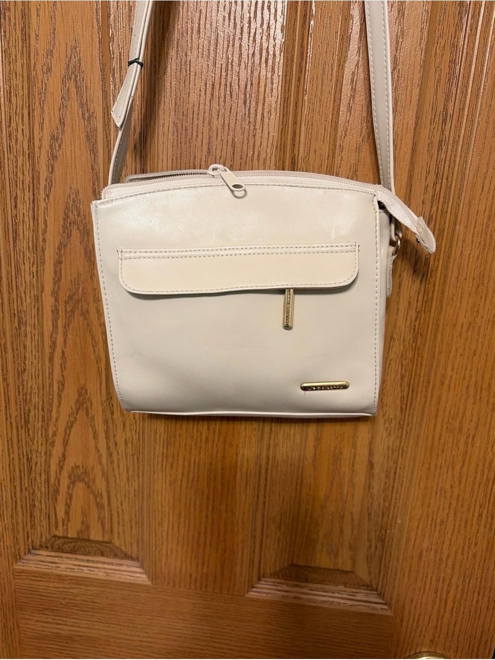 Cream Crossbody Bag - Liz Claiborne Elegant Shoulder Bag